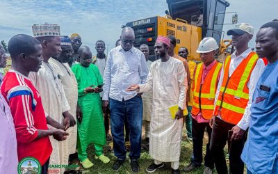 KANO STATE SHINES WITH WORLD BANK COLLABORATION: RAAMP COORDINATOR INSPECTS ONGOING ROAD CONSTRUCTION